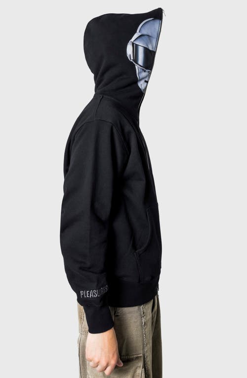 Pleasures Daft Punk Ram Graphic Zipper Hoodie In Black