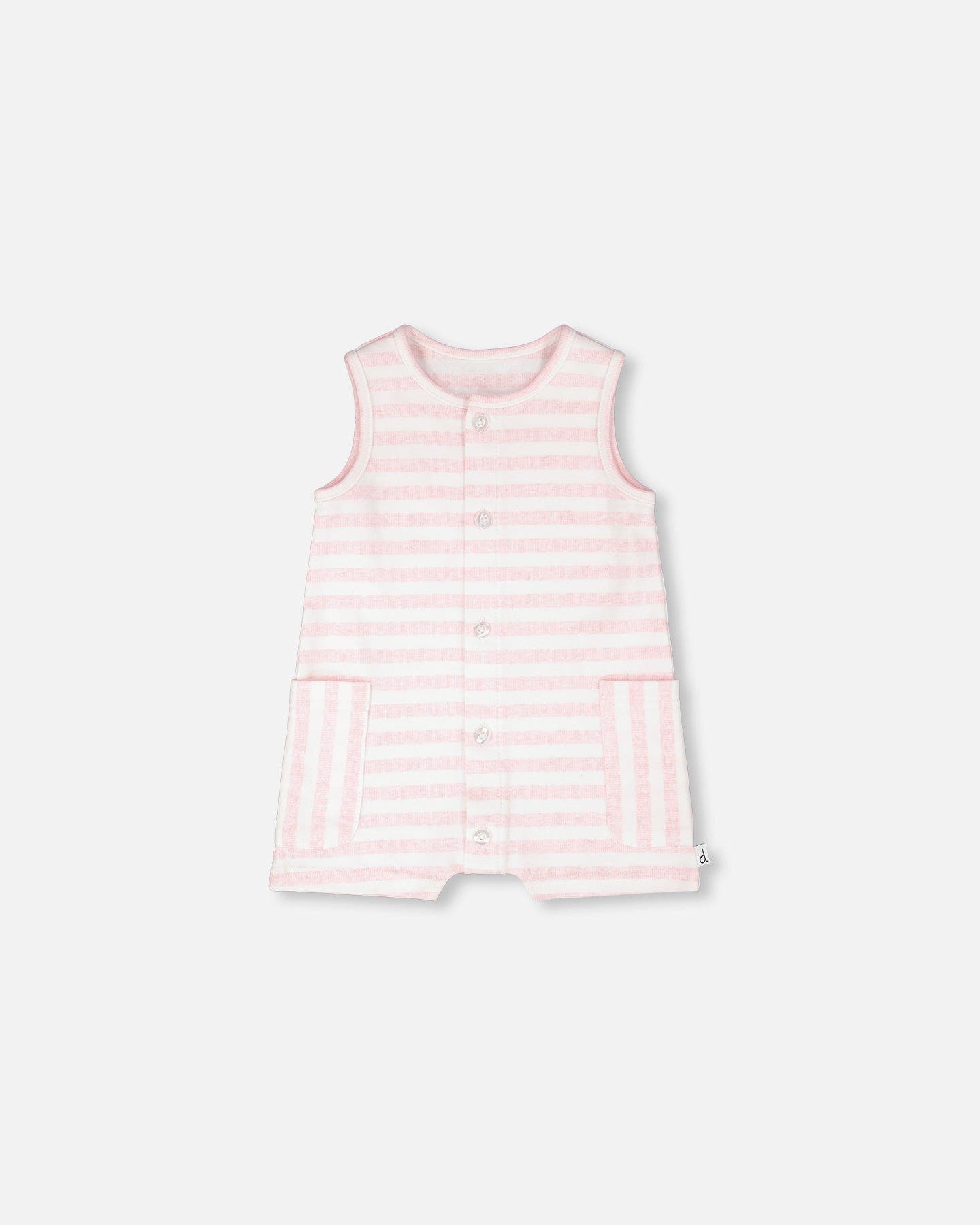 selected White & Pink Stripes