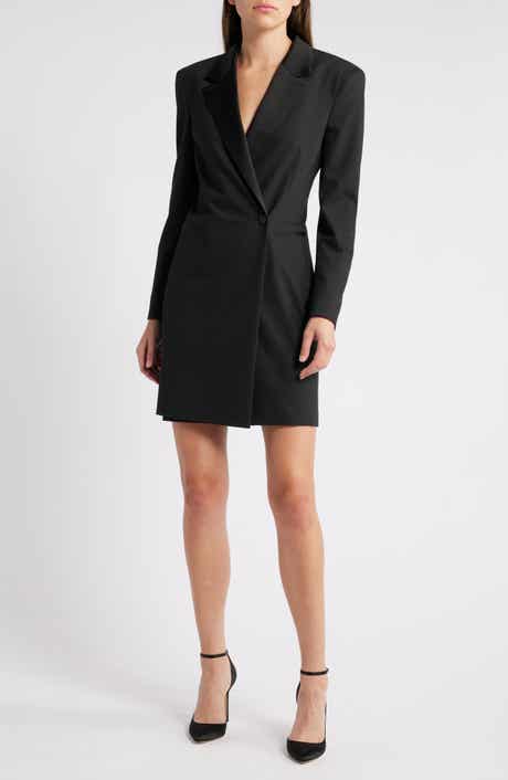 BOSS Dackea Long Sleeve Blazer Minidress