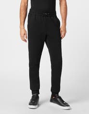 PHILIPP PLEIN Supreme Fit Biker Trousers Men