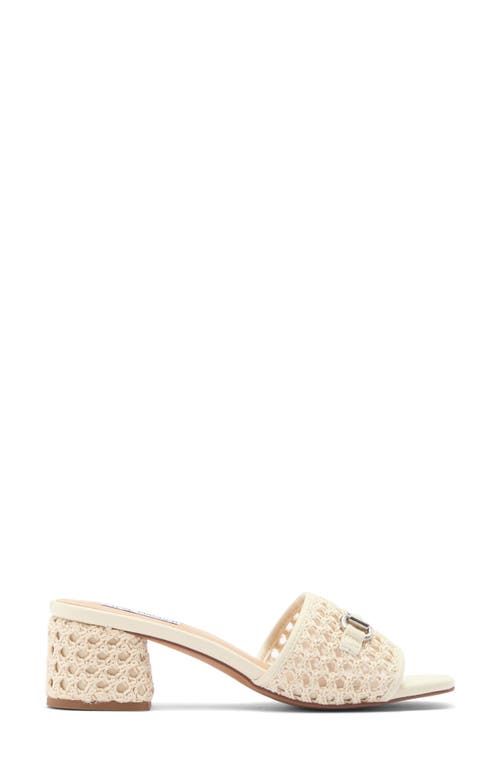Steve Madden Splendid Bit Slide Sandal In Bone