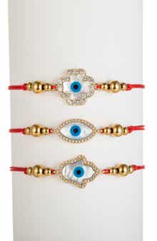 EYE CANDY LOS ANGELES The Luxe Collection Celine Bracelet - Set of 3