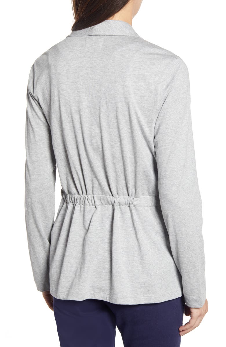 Caslon<sup>®</sup> Cinch Waist Knit Jacket, Alternate, color,