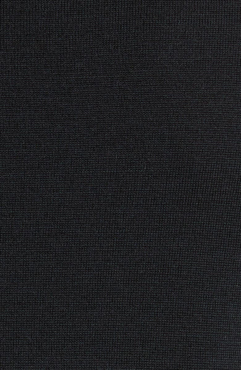 John Smedley Marcus Virgin Wool Crewneck Sweater, Alternate, color, Black