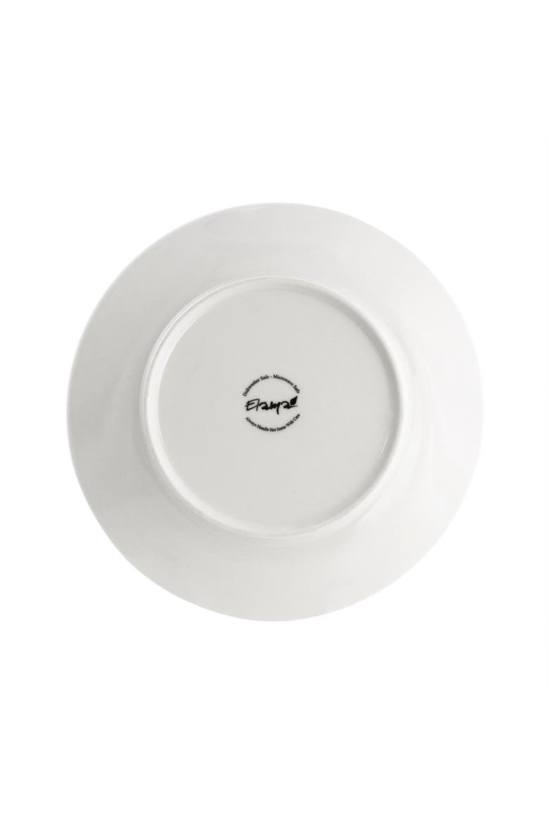 6 Piece Stoneware Salad Plate Set, Alternate, color, White
