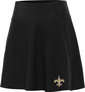 ANTIGUA Women's Antigua Black New Orleans Saints Chip Skort