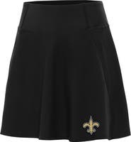 ANTIGUA Women's Antigua Black New Orleans Saints Chip Skort