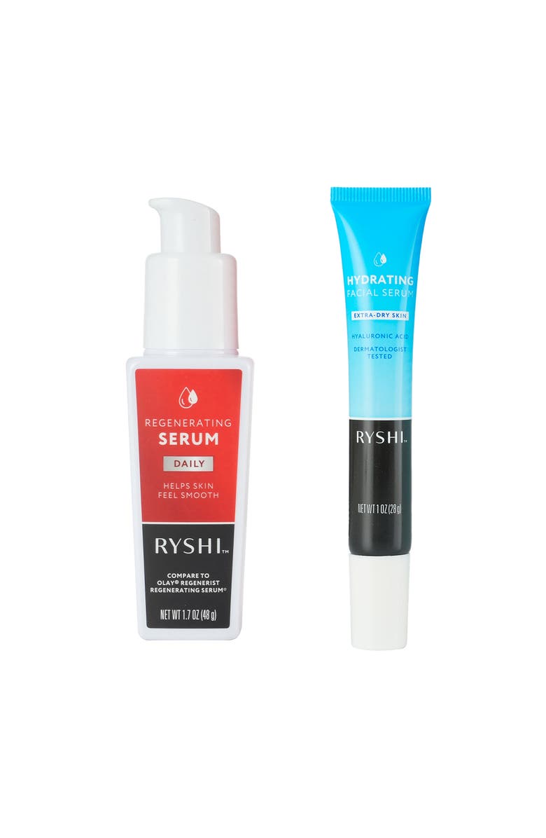 PURSONIC Radiance & Hydration Serum Duo Regenerating Serum with Niacinamide & Peptides + Hydrating Facial Serum with Hyaluronic Acid, Main, color, Multicolor