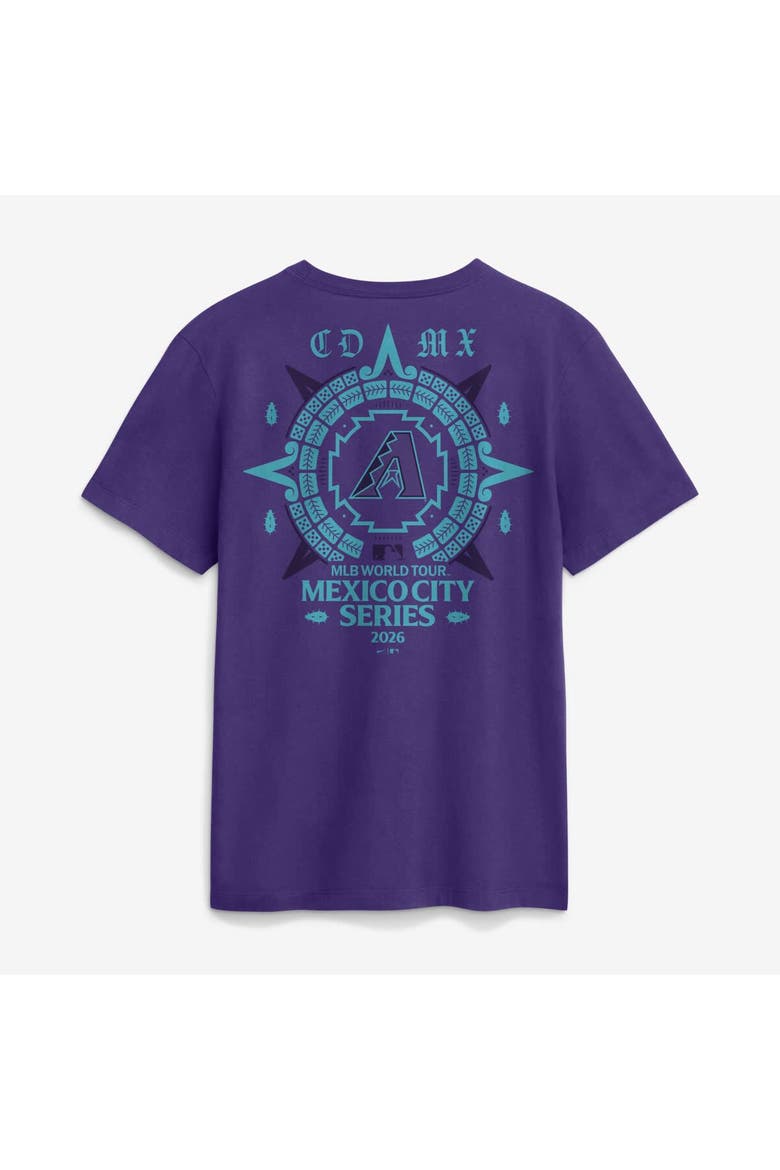 Men's Nike  Purple Arizona Diamondbacks MLB World Tour: Mexico City Series Graphic T-Shirt, Alternate, color, Purple