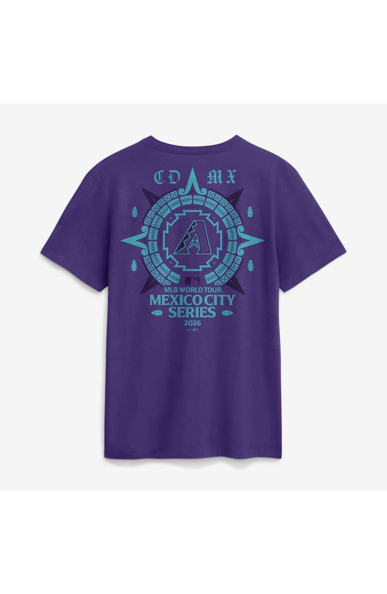 Nike Men's Nike Purple Arizona Diamondbacks MLB World Tour: Mexico City Series Graphic T-Shirt, Alternate, color, Purple
