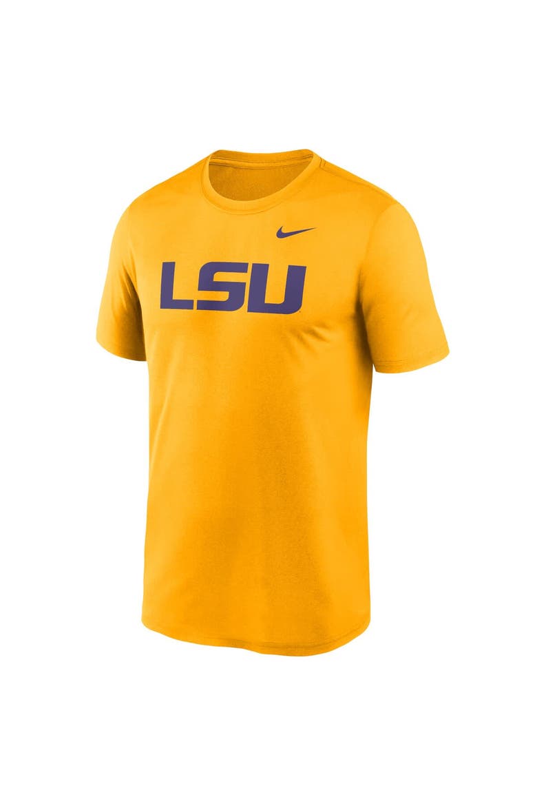 Men's Nike Gold LSU Tigers Primetime Legend Logo T-Shirt, Alternate, color, Gold