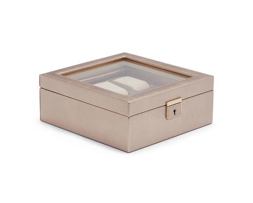 Wolf Palermo 6 Pc Watch Box In Rose Gold