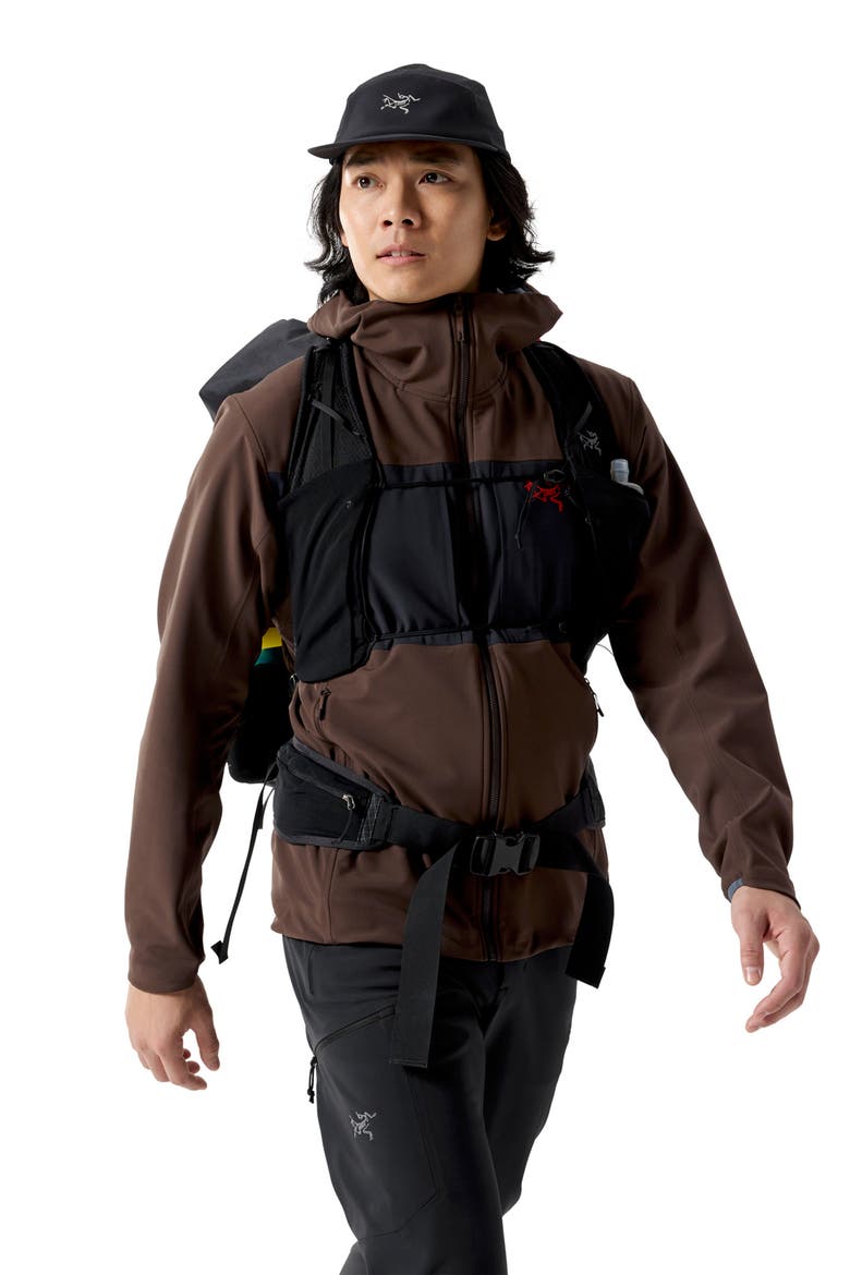 Gamma MX Hooded Jacket, Alternate, color, CAROB/ BLACK/ DYNASTY