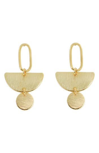 Panacea Geometric Drop Earrings