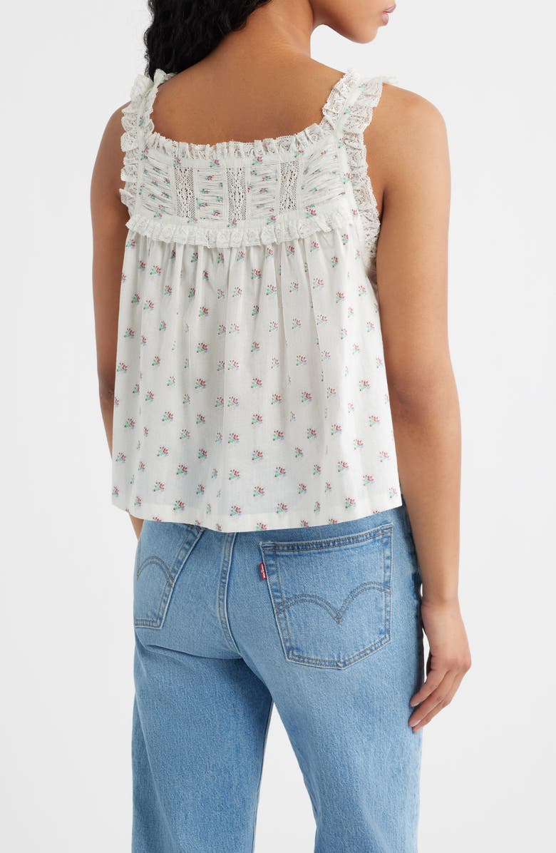 DÔEN Fidella Floral Organic Cotton Top, Alternate, color, Petit Posy Calico