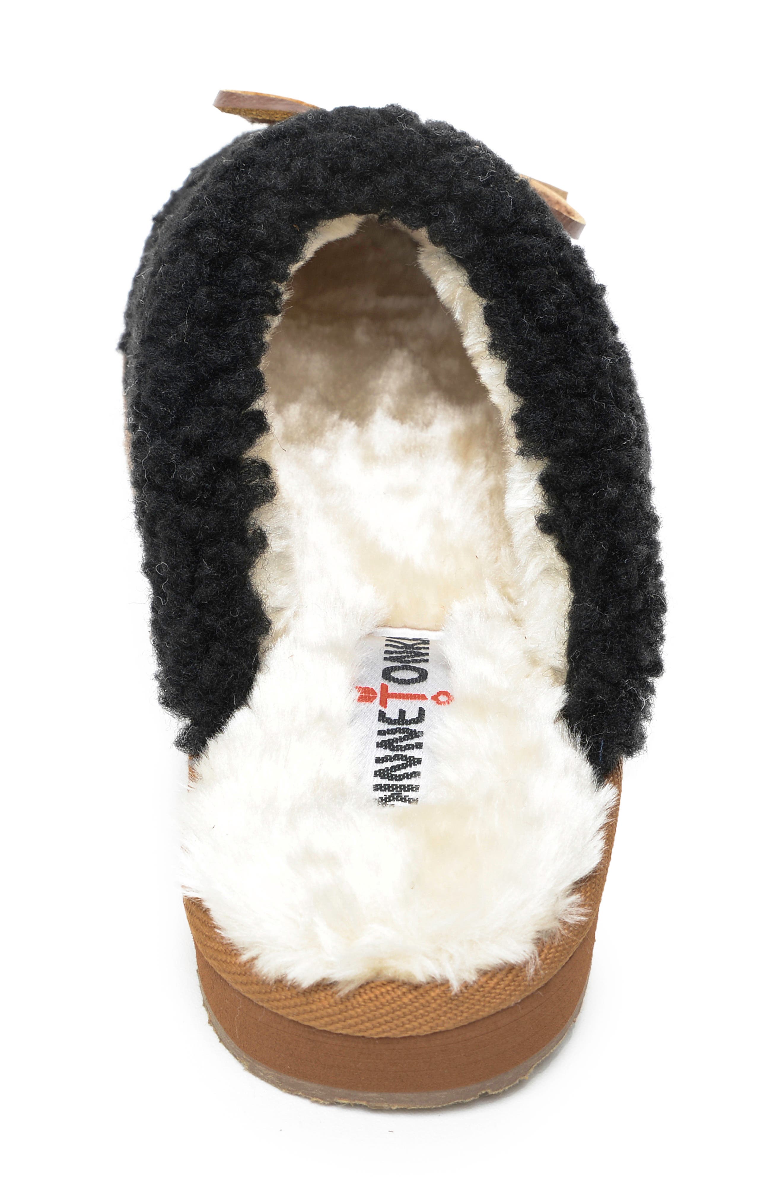Minnetonka Flurry Scuff Faux Fur Slipper, Alternate, color, 