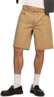 Lucky Brand Loose Fit Cotton Canvas 5-Pocket Shorts
