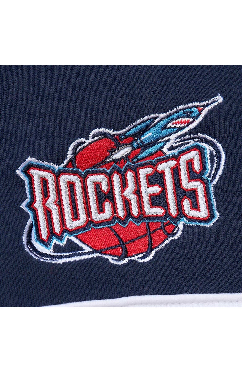 Mitchell & Ness Men's Mitchell & Ness Red/Navy Houston Rockets Head Coach Pullover Hoodie, Alternate, color,