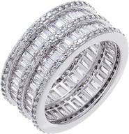 BY ADINA EDEN Wide Pavé CZ Statement Ring