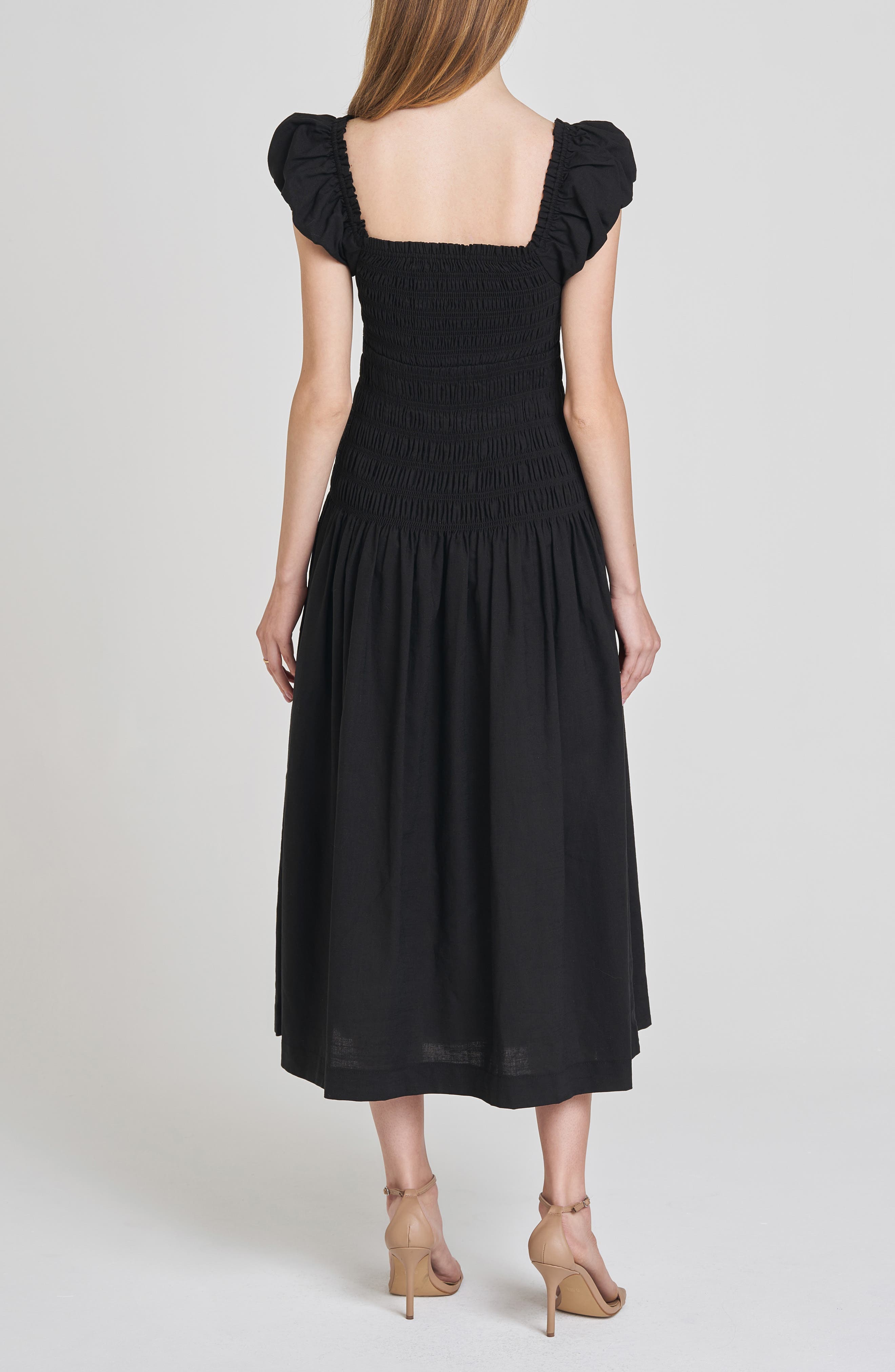 Cassidy Smock Bodice Midi Sundress - image 2