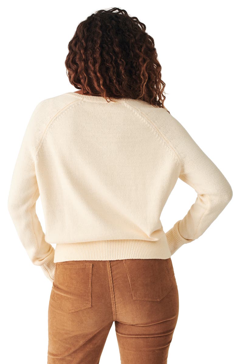 Faherty Cozy Raglan Sleeve Henley Sweater, Alternate, color,