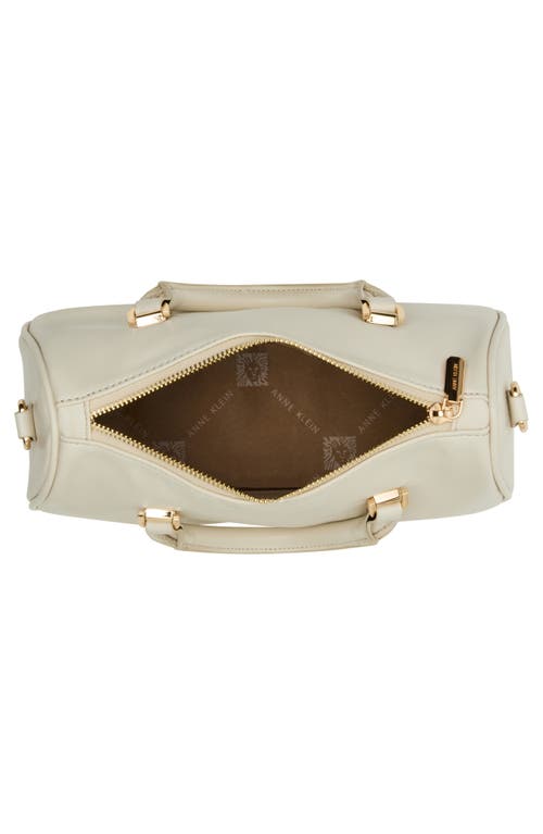 Anne Klein Midi Top Handle Satchel In Sand
