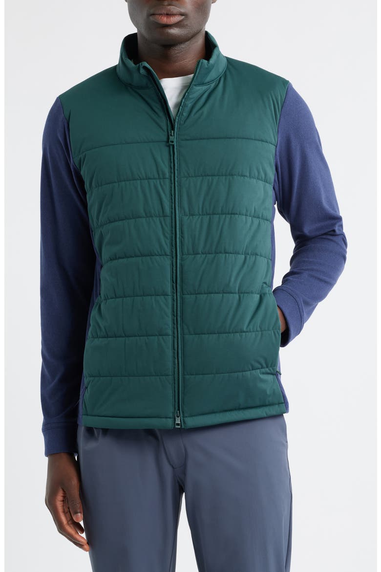 Merge Mixed Media Jacket, Alternate, color, NORDIC PINE