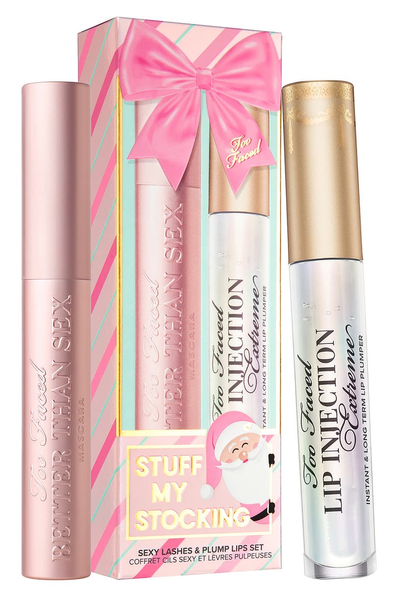 Stuff My Stocking Full Size Mascara & Lip Plumper Set, Main, color, MULTI