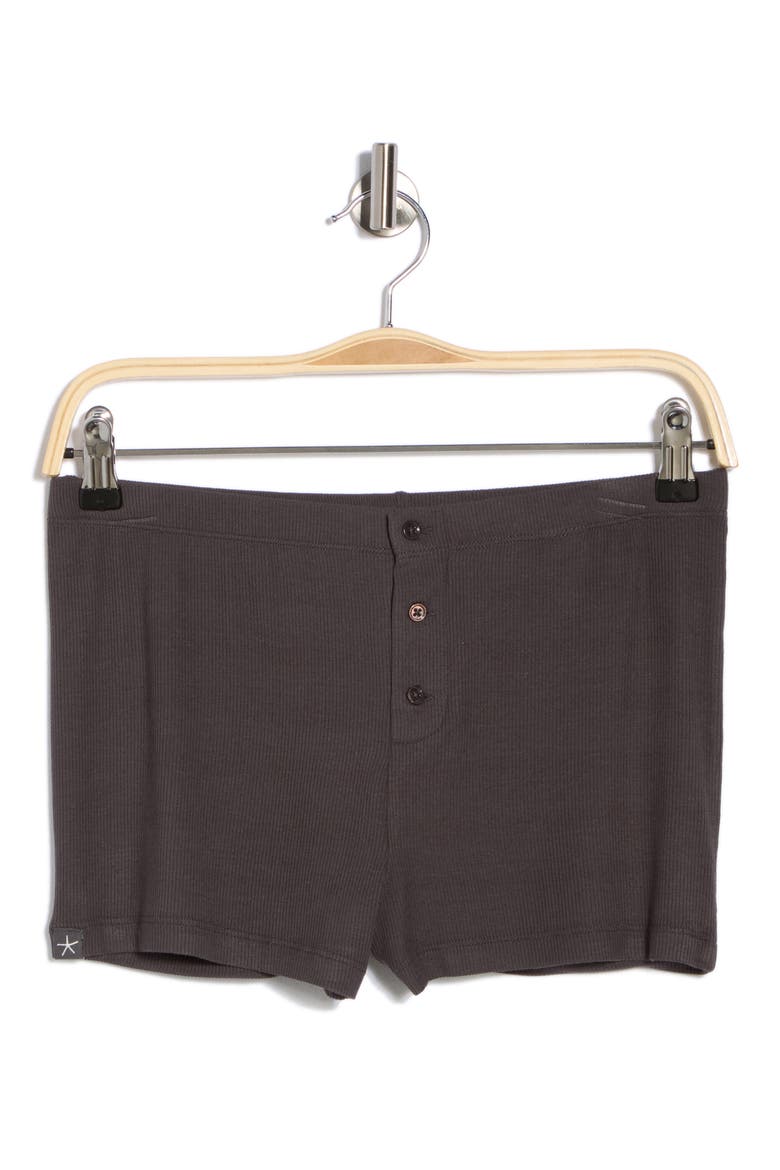 Malibu Collection® Boxer Shorts, Alternate, color, CARBON