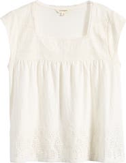 Lucky Brand Eyelet Lace Top