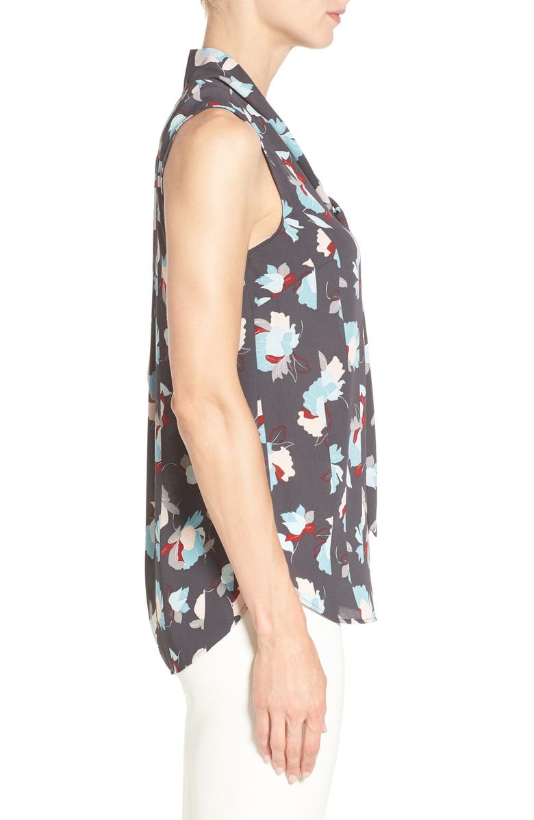 Halogen<sup>®</sup> Tie Neck Sleeveless Blouse, Alternate, color, 