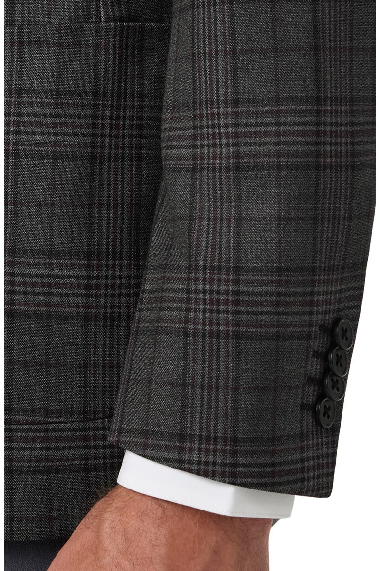 Lavelle Wool Blazer, Alternate, color, CHARCOAL GLEN CHECK