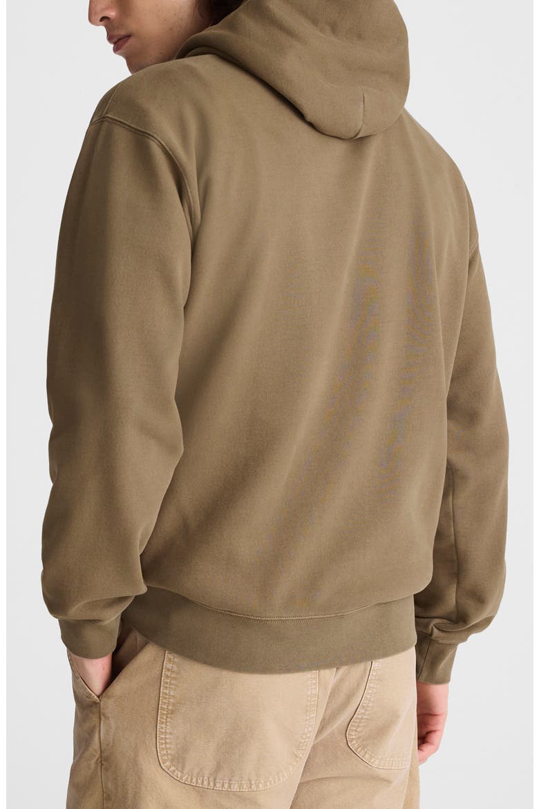 Woodland Brushed Terry Hoodie, Alternate, color, RAW UMBER