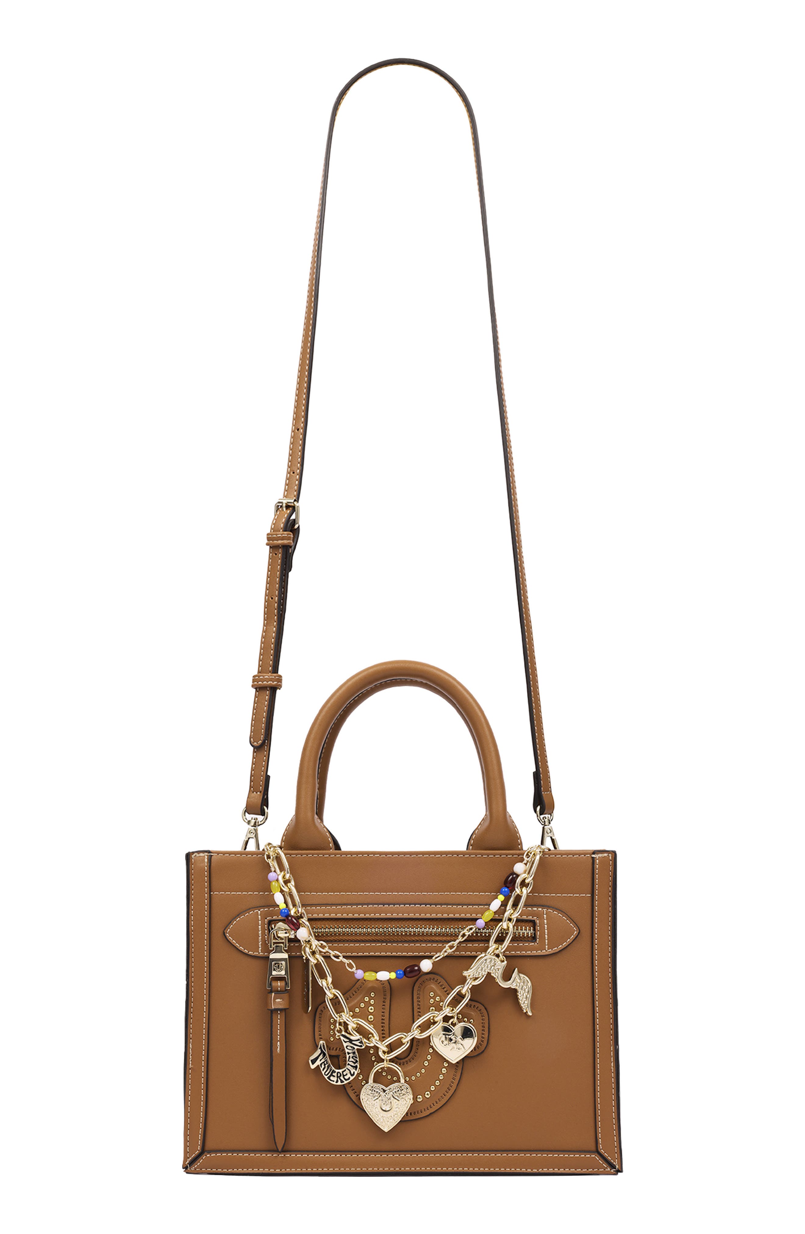 Vintage Chain Modern Tote Bag, Alternate, color, COGNAC