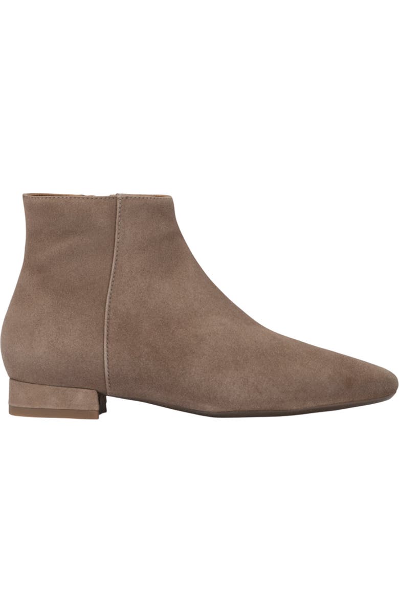 Aquatalia Prisilla Pointed Toe Weatherproof Zip Bootie, Alternate, color, Taupe