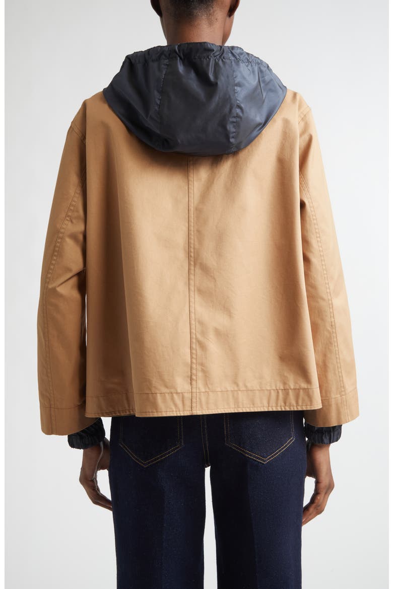 Techno Hooded Reversible Jacket, Alternate, color, 2192 CAMEL TO NAVY