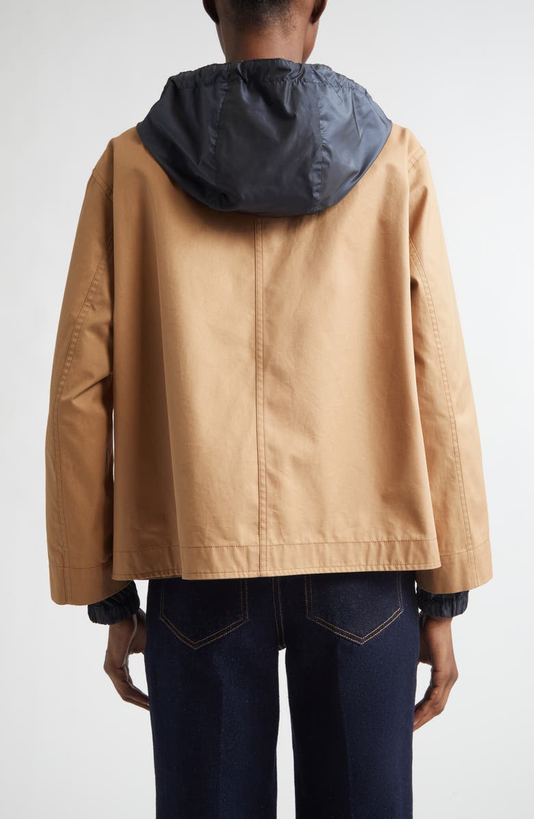 Herno Techno Hooded Reversible Jacket, Alternate, color, 2192 Camel To Navy