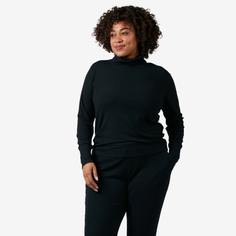 Rib Long Sleeve Turtleneck