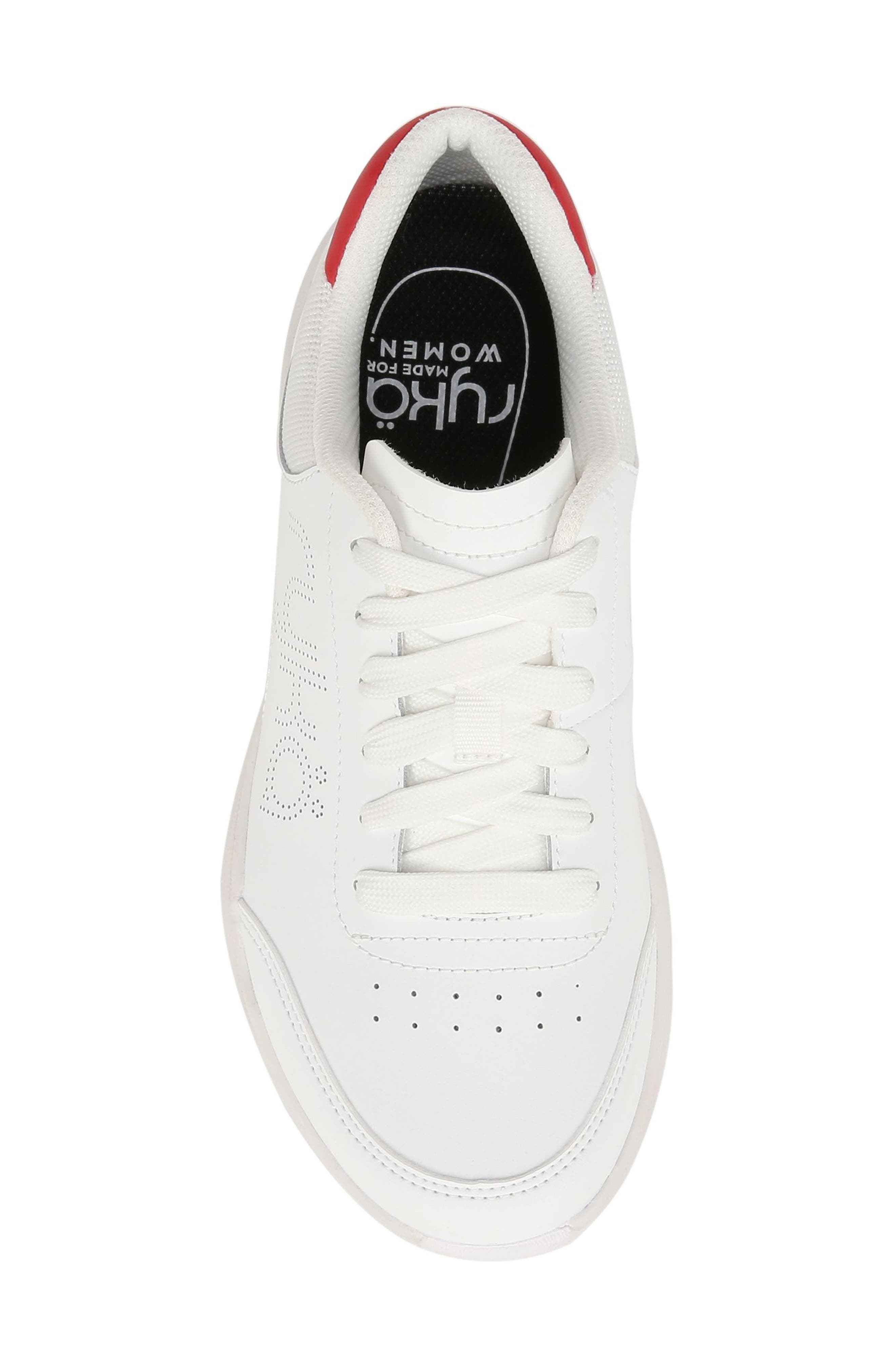 Rykä Courtside Pickleball Sneaker, Alternate, color, White/ Red