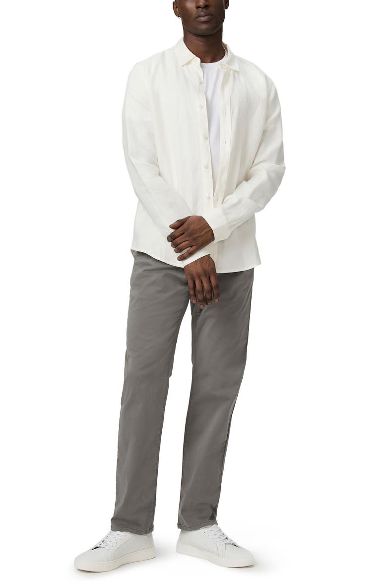 Vincent Straight Leg Sateen Chinos, Alternate, color, COOL SLATE