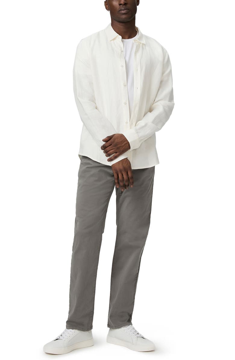 PAIGE Vincent Straight Leg Sateen Chinos, Alternate, color, Cool Slate