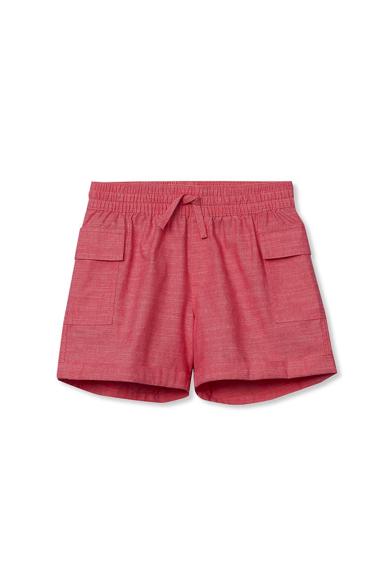 Girls Utility Cargo Shorts, Main, color, Pink Lemonade