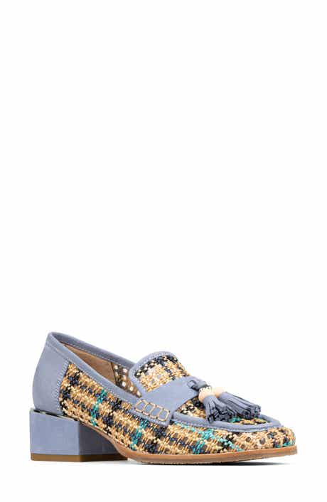 Donald Pliner Tailored Heel Bouclé Loafer