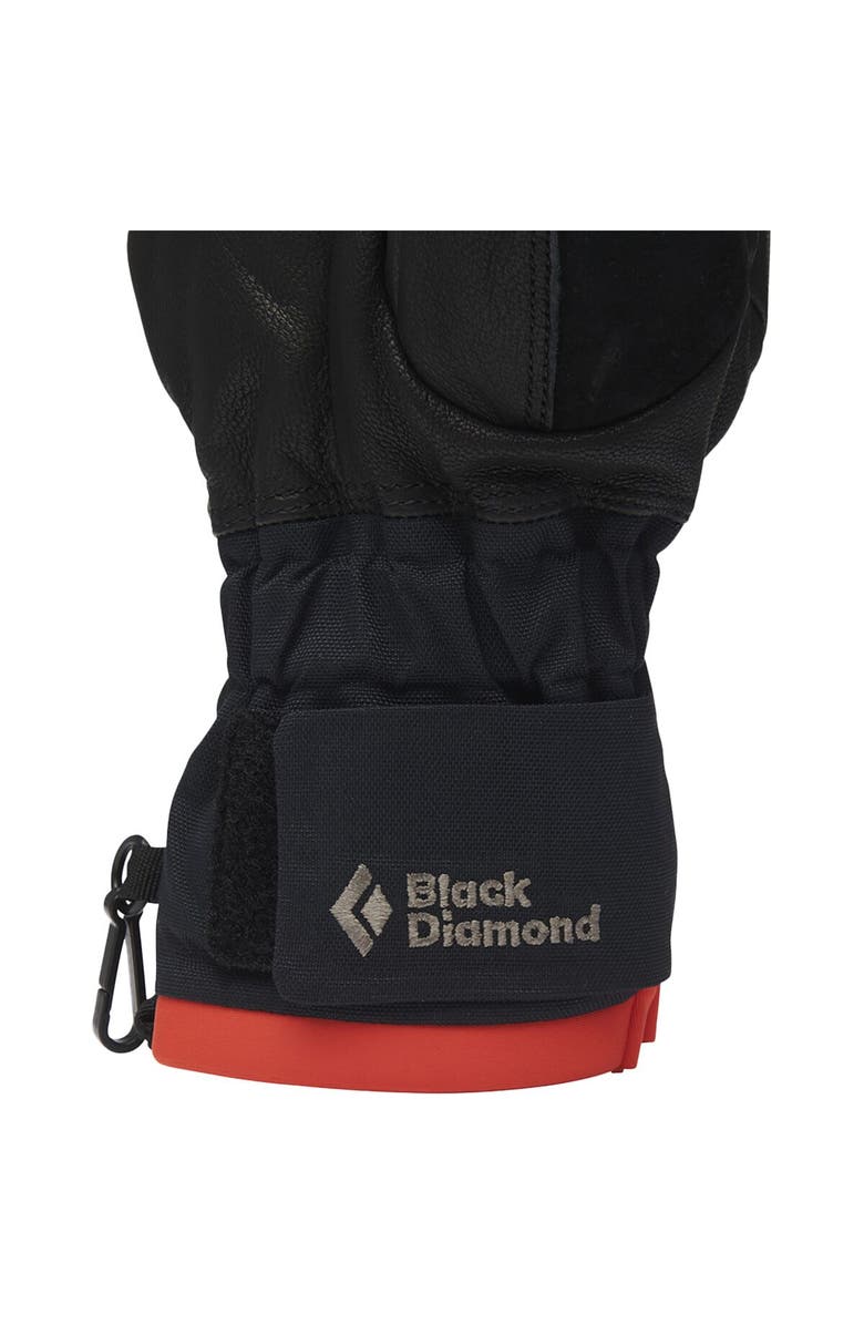 Black Diamond Progression Mitten, Alternate, color, Black/Black