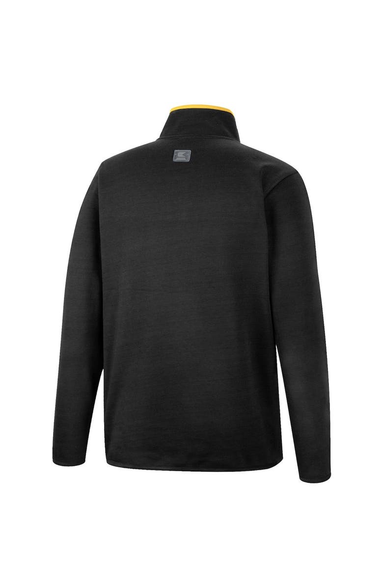 COLOSSEUM Men's Colosseum Black Iowa Hawkeyes Rebound Quarter-Snap Jacket, Alternate, color, Black