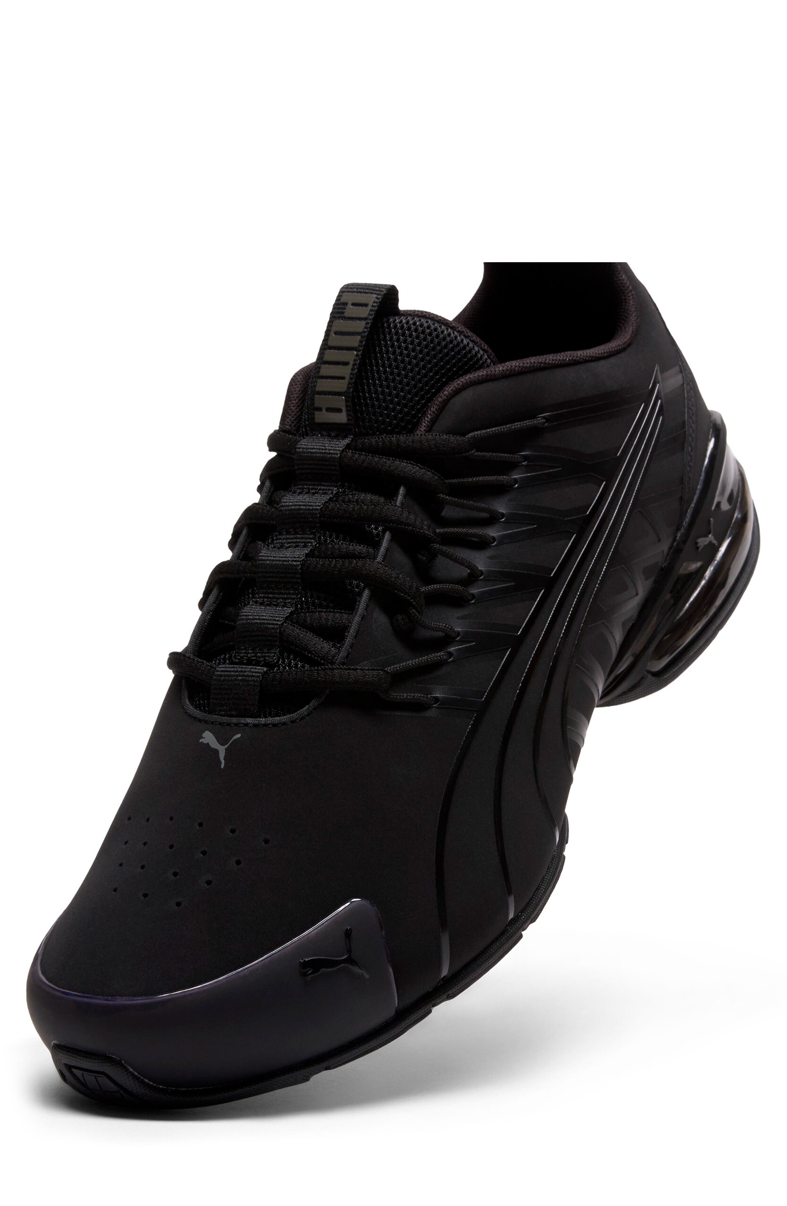 Voltaic Evo Sneaker, Alternate, color, PUMA BLACK/ COOL DARK GRAY