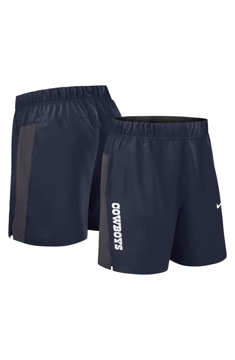 Nike Men's Nike Navy Dallas Cowboys Woven Victory Performance Shorts, Alternate, color, Navy