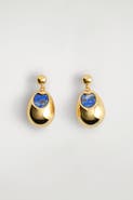 COS Stone-detail Drop Earrings