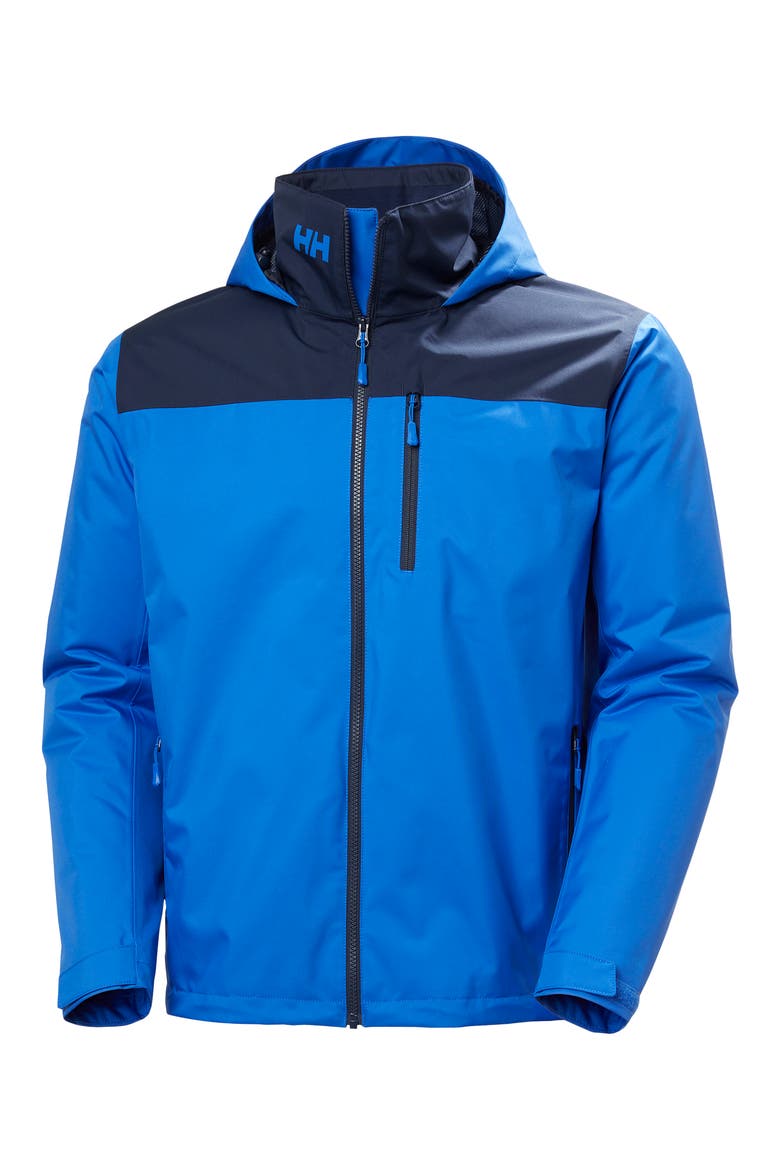 Crew 2.0 Hooded Waterproof Midlayer Sailing Jacket, Alternate, color, COBALT 2.0