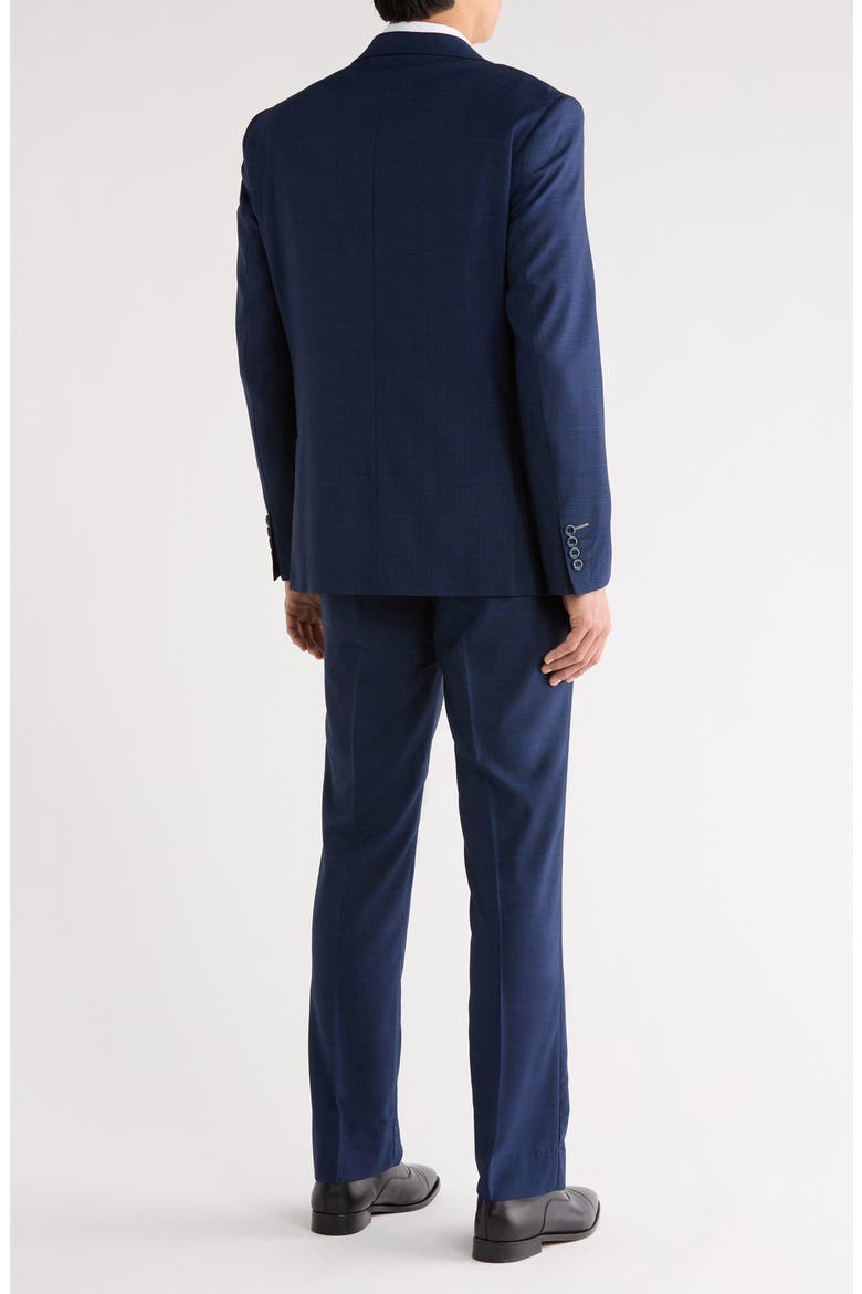 Classic Fit Windowpane Suit, Alternate, color, NAVY